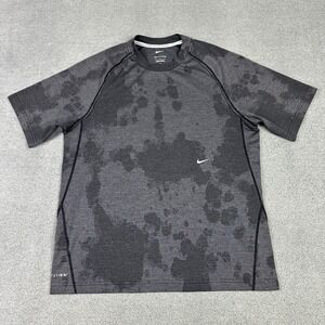 Nike Shirt Dri FIT ADV Mens Medium Gray APS Axis Performance System Athletic Gym